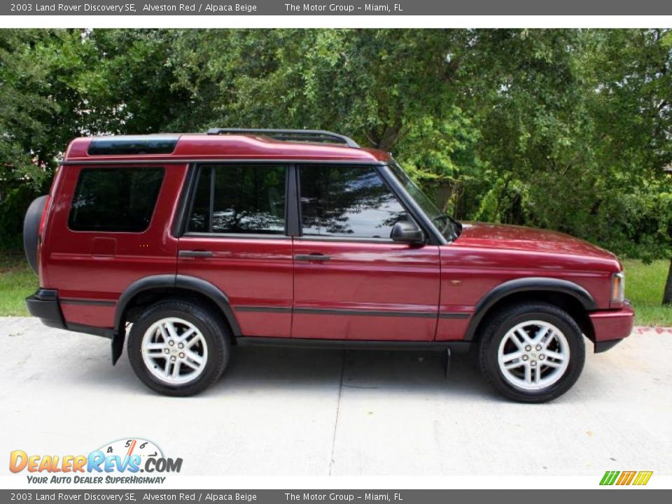2003 Land Rover Discovery SE Alveston Red / Alpaca Beige Photo #10