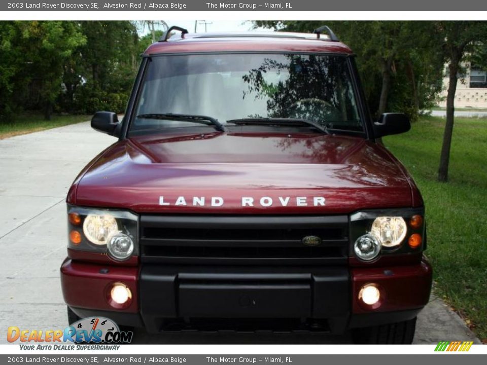 2003 Land Rover Discovery SE Alveston Red / Alpaca Beige Photo #14