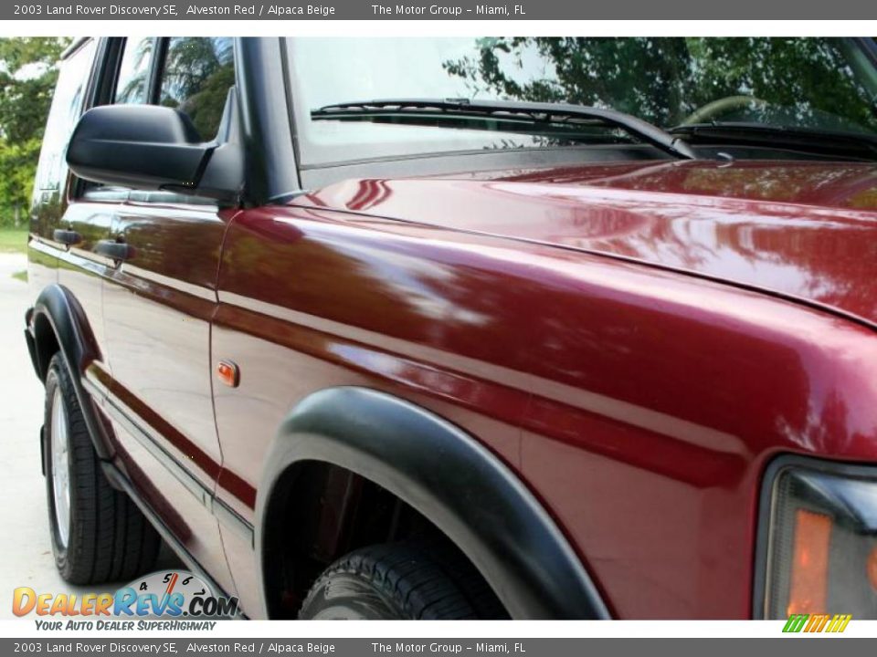 2003 Land Rover Discovery SE Alveston Red / Alpaca Beige Photo #15