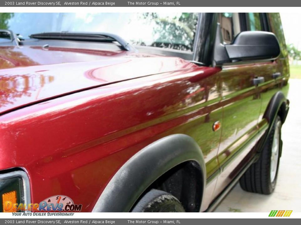 2003 Land Rover Discovery SE Alveston Red / Alpaca Beige Photo #16