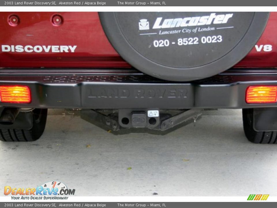 2003 Land Rover Discovery SE Alveston Red / Alpaca Beige Photo #18