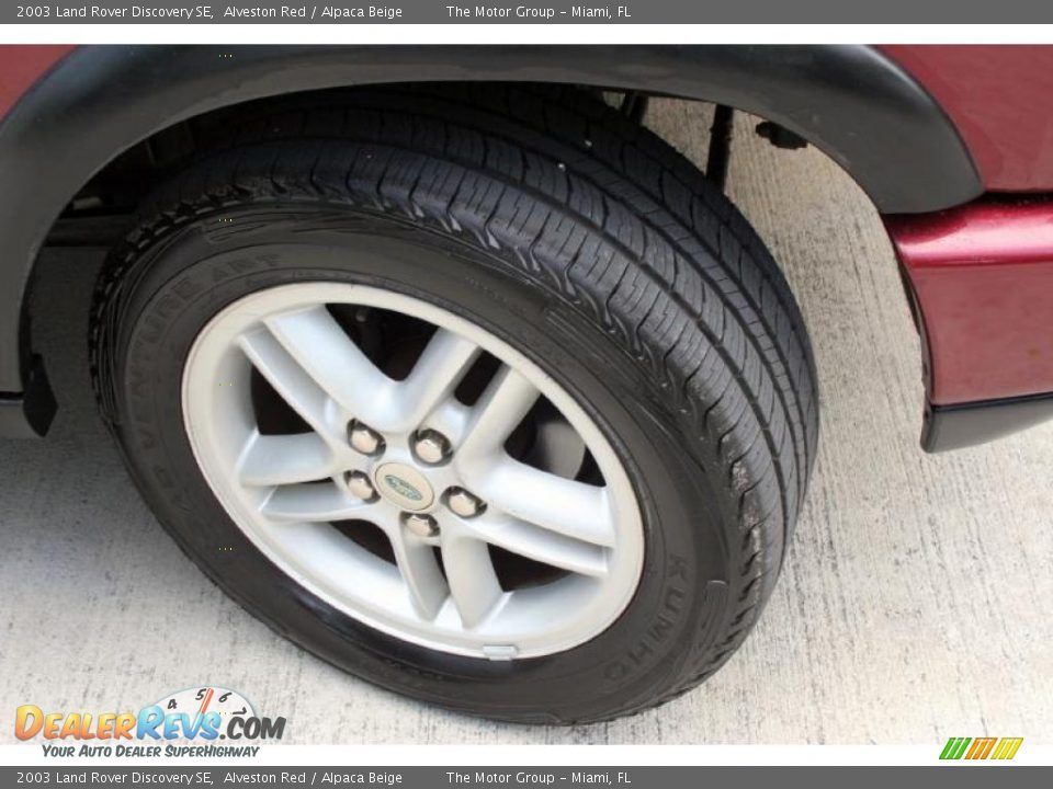 2003 Land Rover Discovery SE Alveston Red / Alpaca Beige Photo #19