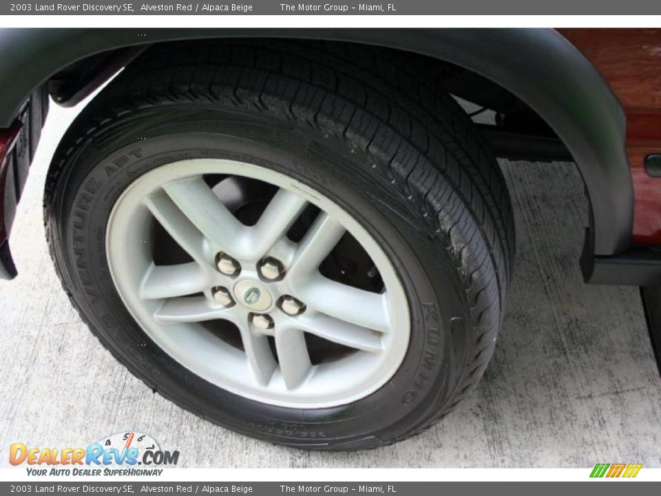 2003 Land Rover Discovery SE Alveston Red / Alpaca Beige Photo #20