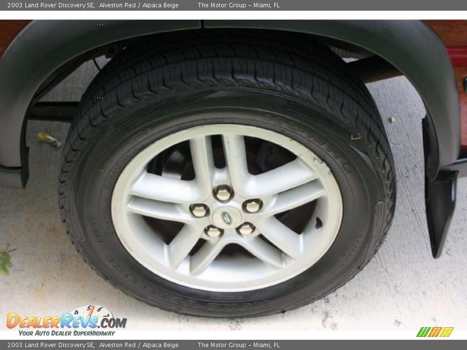 2003 Land Rover Discovery SE Alveston Red / Alpaca Beige Photo #21