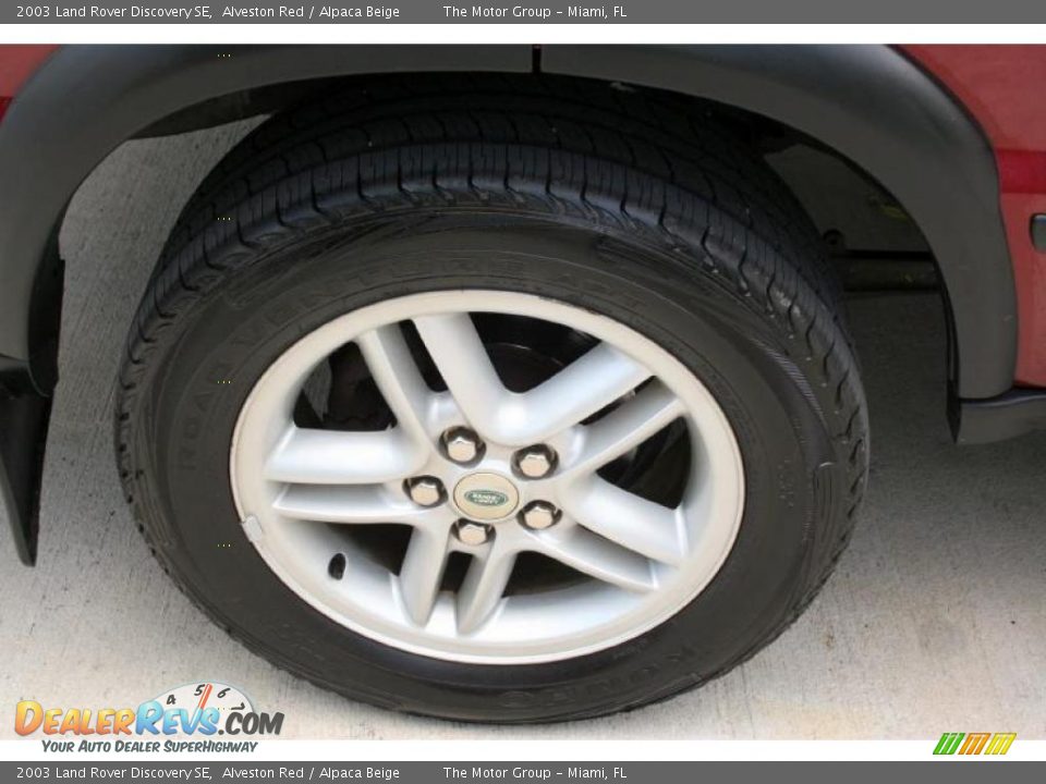 2003 Land Rover Discovery SE Alveston Red / Alpaca Beige Photo #22