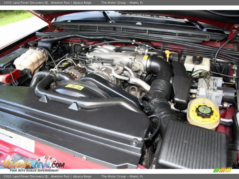 2003 Land Rover Discovery SE Alveston Red / Alpaca Beige Photo #23