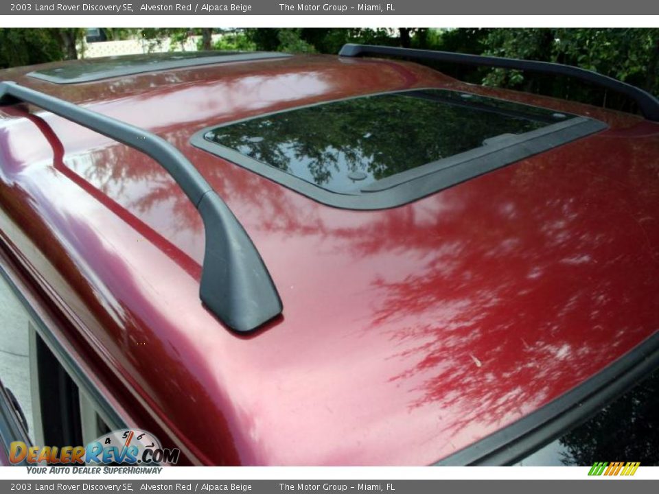 2003 Land Rover Discovery SE Alveston Red / Alpaca Beige Photo #25