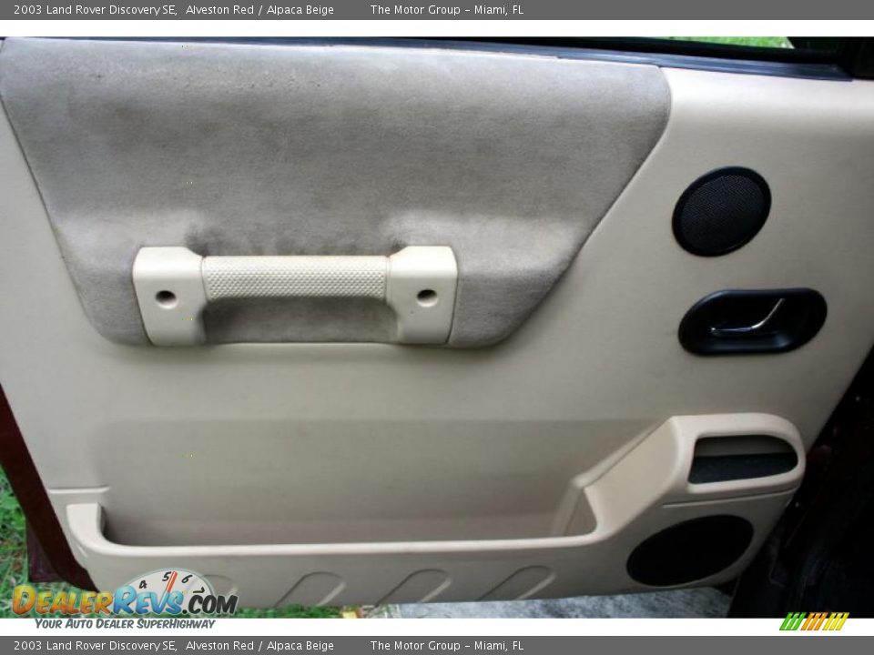 2003 Land Rover Discovery SE Alveston Red / Alpaca Beige Photo #27