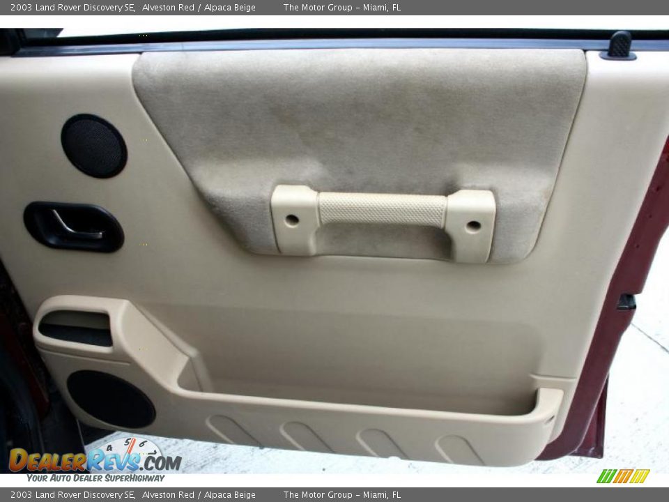 2003 Land Rover Discovery SE Alveston Red / Alpaca Beige Photo #28