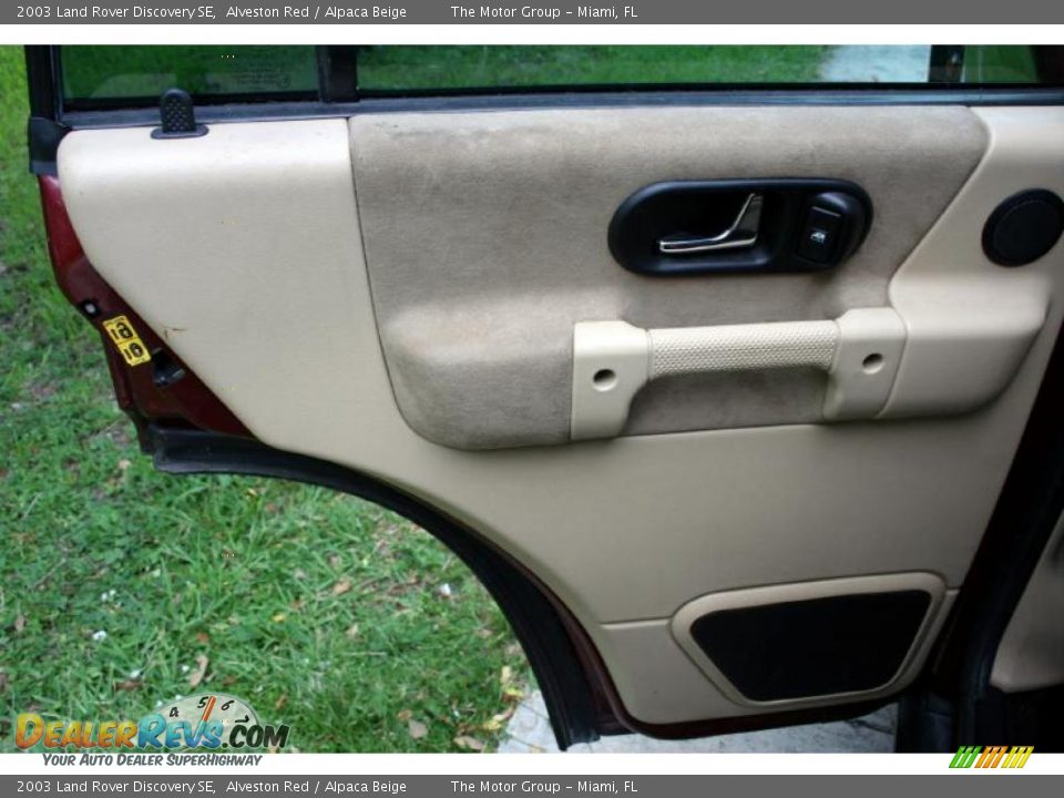 2003 Land Rover Discovery SE Alveston Red / Alpaca Beige Photo #29