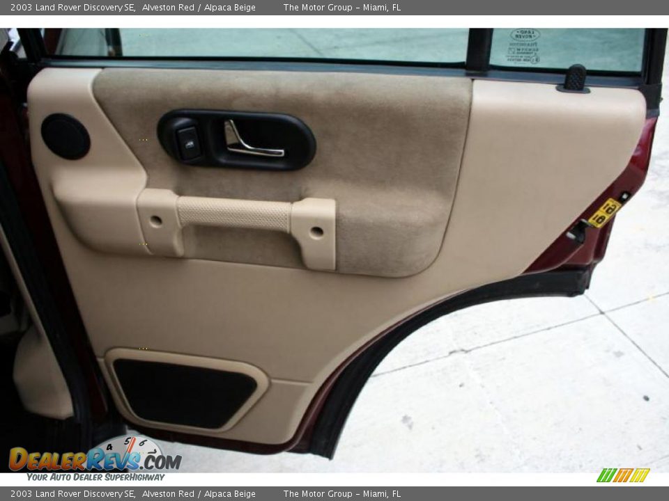 2003 Land Rover Discovery SE Alveston Red / Alpaca Beige Photo #30