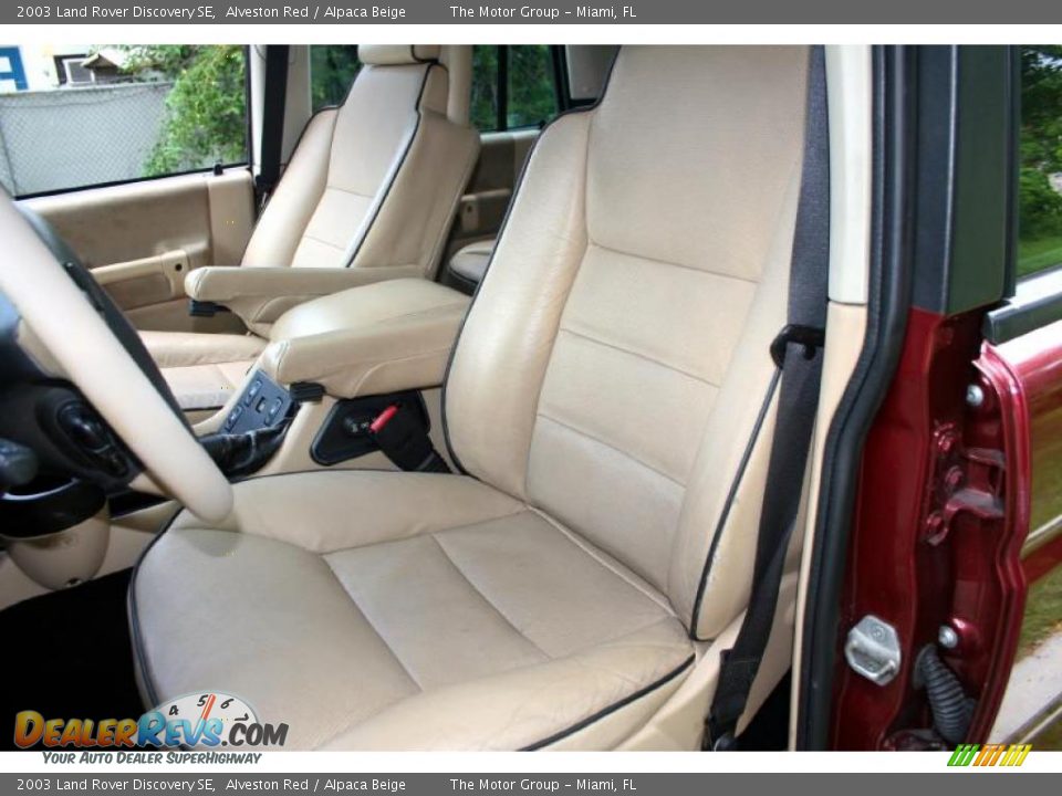 2003 Land Rover Discovery SE Alveston Red / Alpaca Beige Photo #31