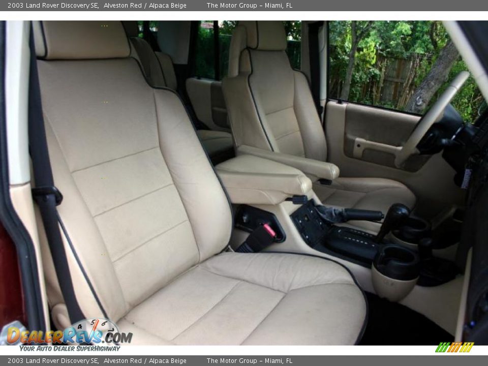 2003 Land Rover Discovery SE Alveston Red / Alpaca Beige Photo #32