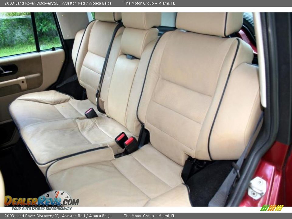 2003 Land Rover Discovery SE Alveston Red / Alpaca Beige Photo #33