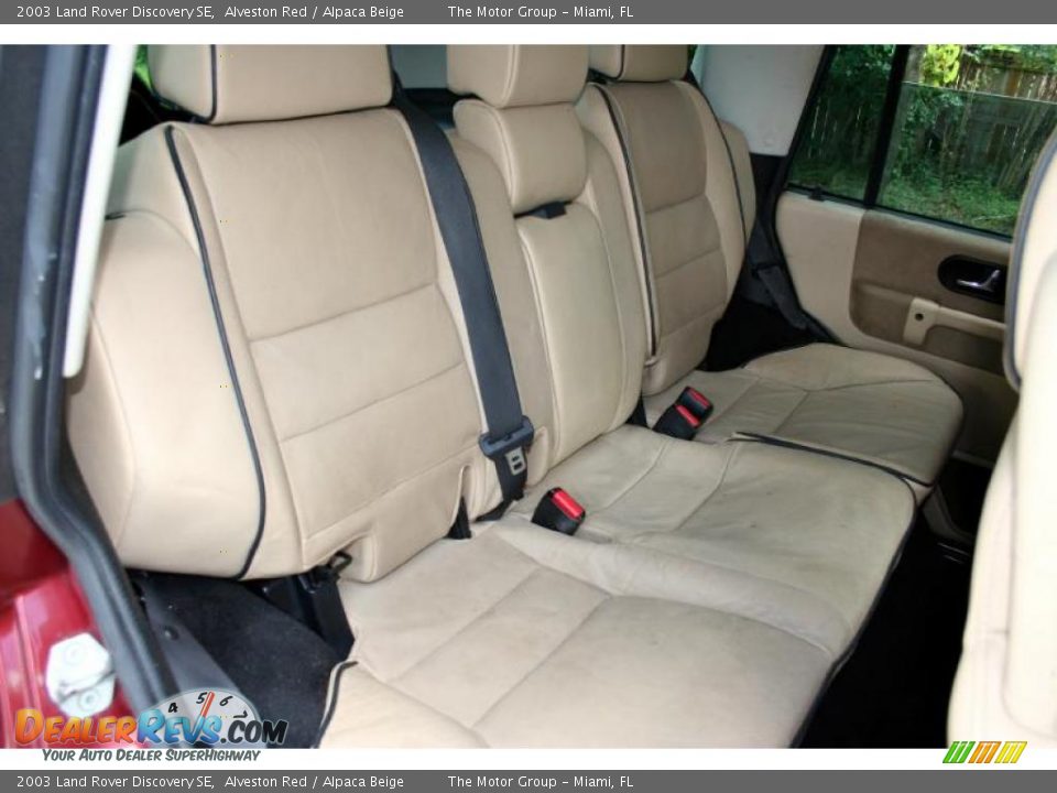 2003 Land Rover Discovery SE Alveston Red / Alpaca Beige Photo #34