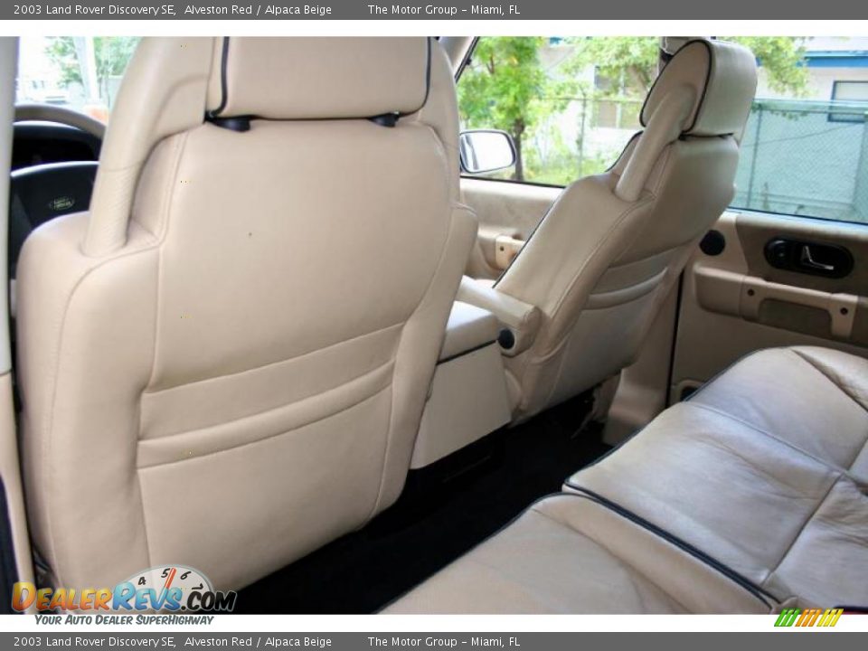 2003 Land Rover Discovery SE Alveston Red / Alpaca Beige Photo #35