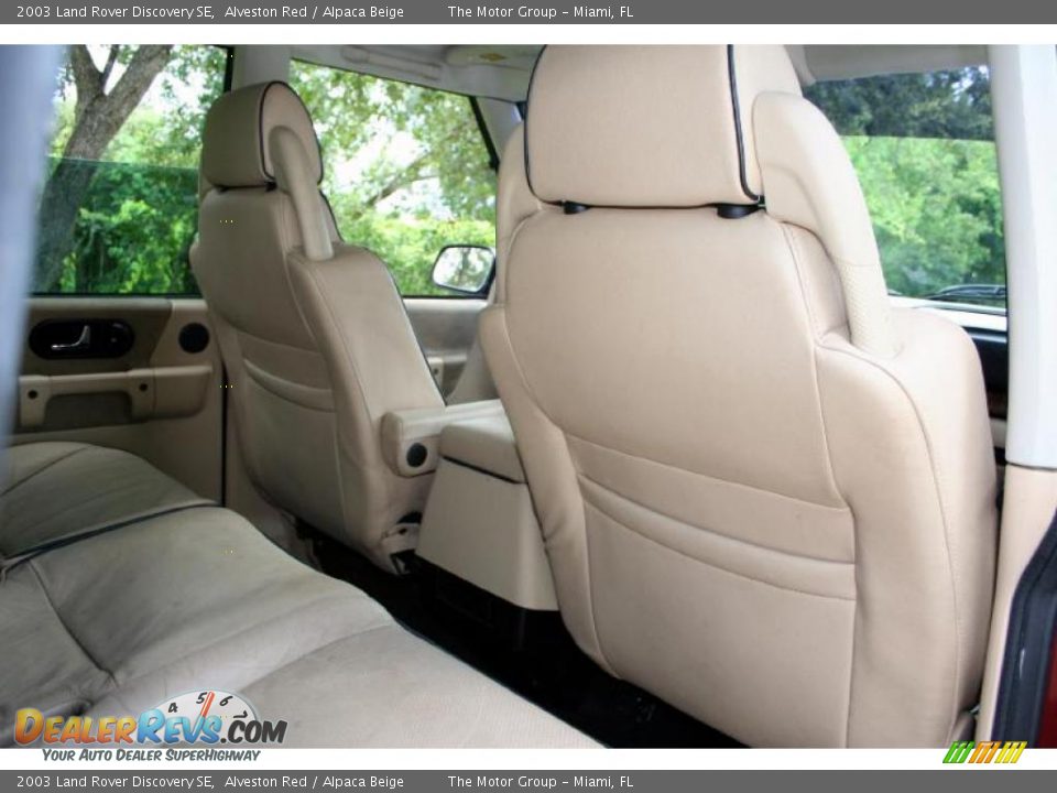2003 Land Rover Discovery SE Alveston Red / Alpaca Beige Photo #36
