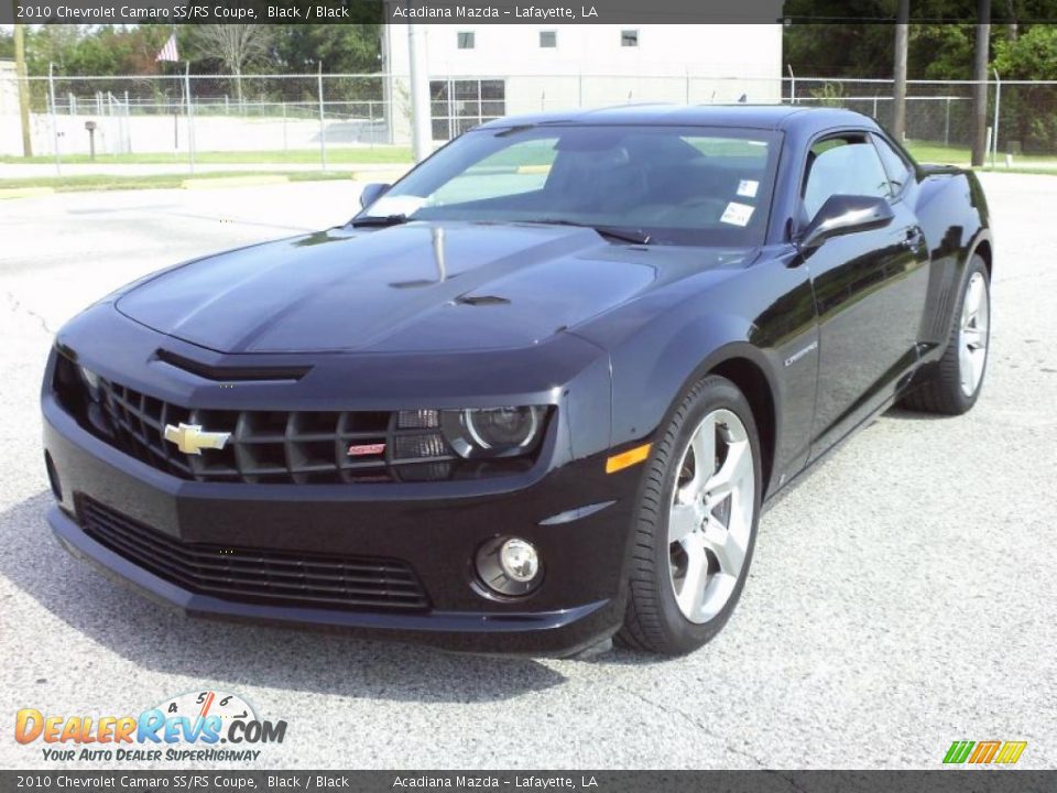 2010 Chevrolet Camaro SS/RS Coupe Black / Black Photo #1