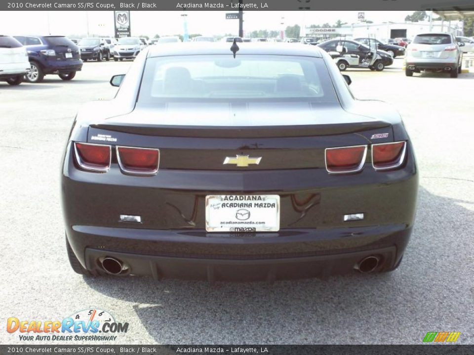 2010 Chevrolet Camaro SS/RS Coupe Black / Black Photo #4