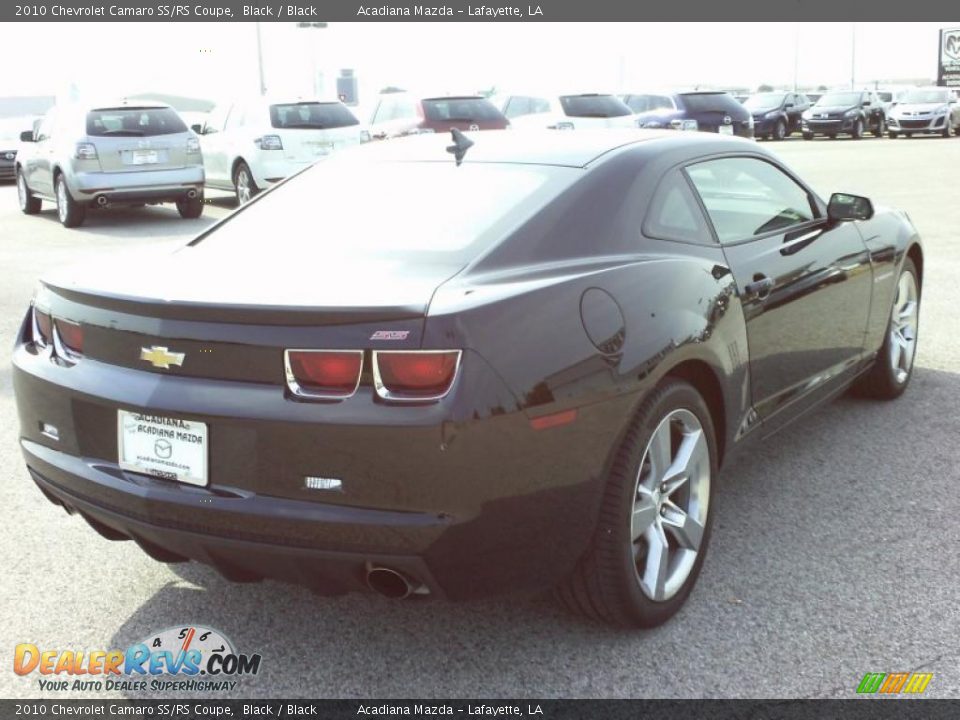 2010 Chevrolet Camaro SS/RS Coupe Black / Black Photo #5