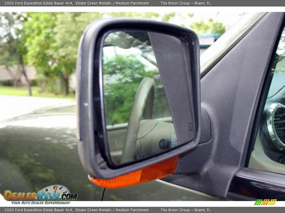 2003 Ford Expedition Eddie Bauer 4x4 Estate Green Metallic / Medium Parchment Photo #23