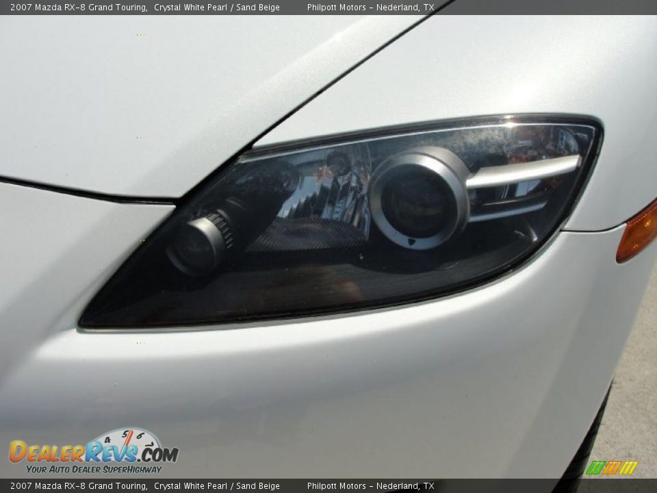 2007 Mazda RX-8 Grand Touring Crystal White Pearl / Sand Beige Photo #10