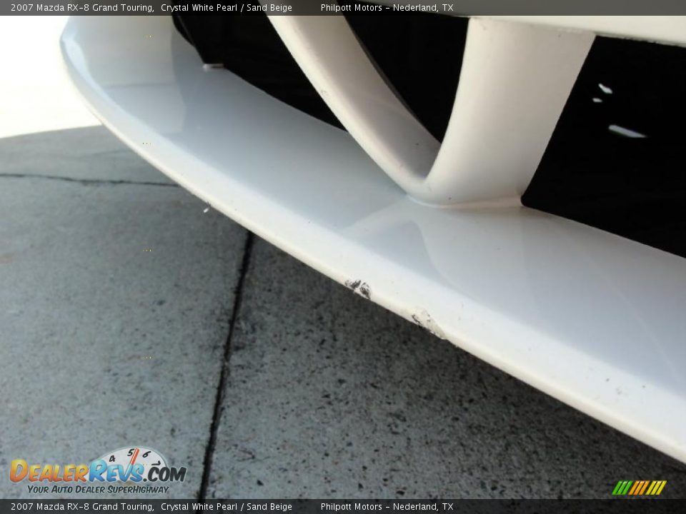 2007 Mazda RX-8 Grand Touring Crystal White Pearl / Sand Beige Photo #12