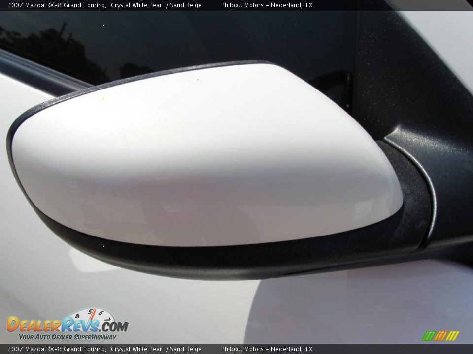 2007 Mazda RX-8 Grand Touring Crystal White Pearl / Sand Beige Photo #18