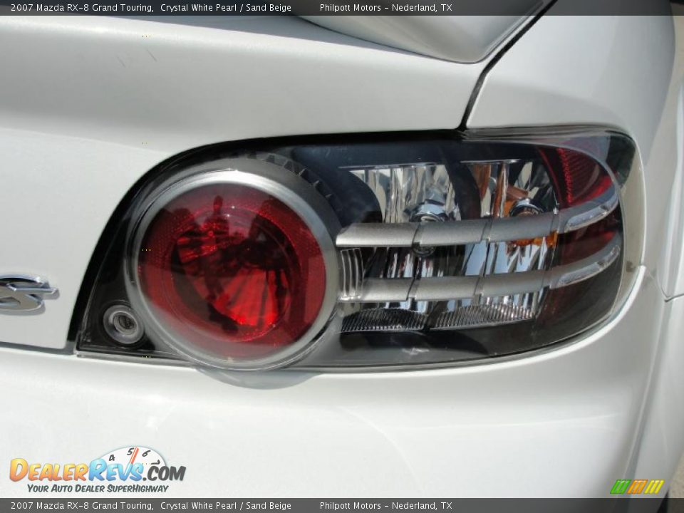 2007 Mazda RX-8 Grand Touring Crystal White Pearl / Sand Beige Photo #20