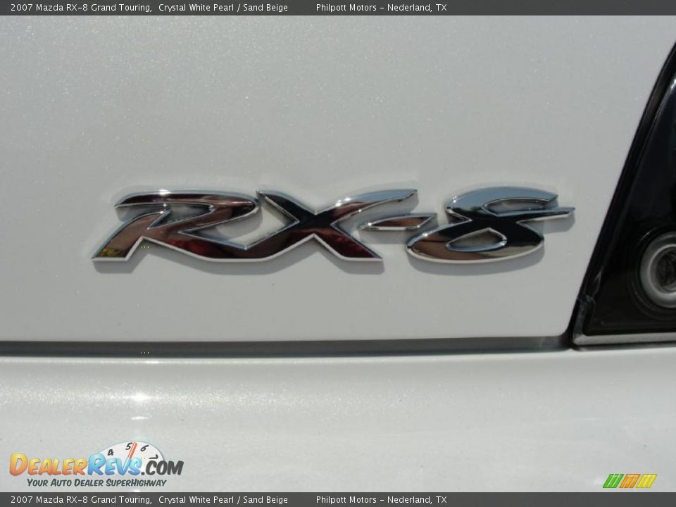 2007 Mazda RX-8 Grand Touring Crystal White Pearl / Sand Beige Photo #21