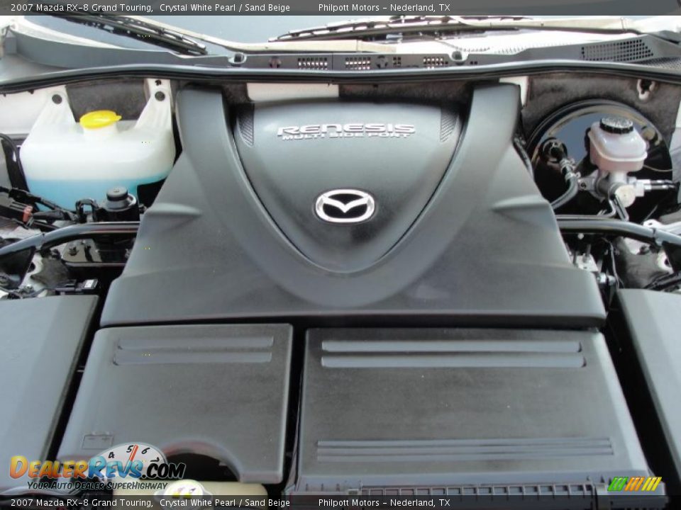 2007 Mazda RX-8 Grand Touring Crystal White Pearl / Sand Beige Photo #23