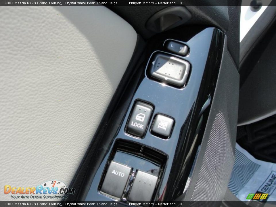 2007 Mazda RX-8 Grand Touring Crystal White Pearl / Sand Beige Photo #35