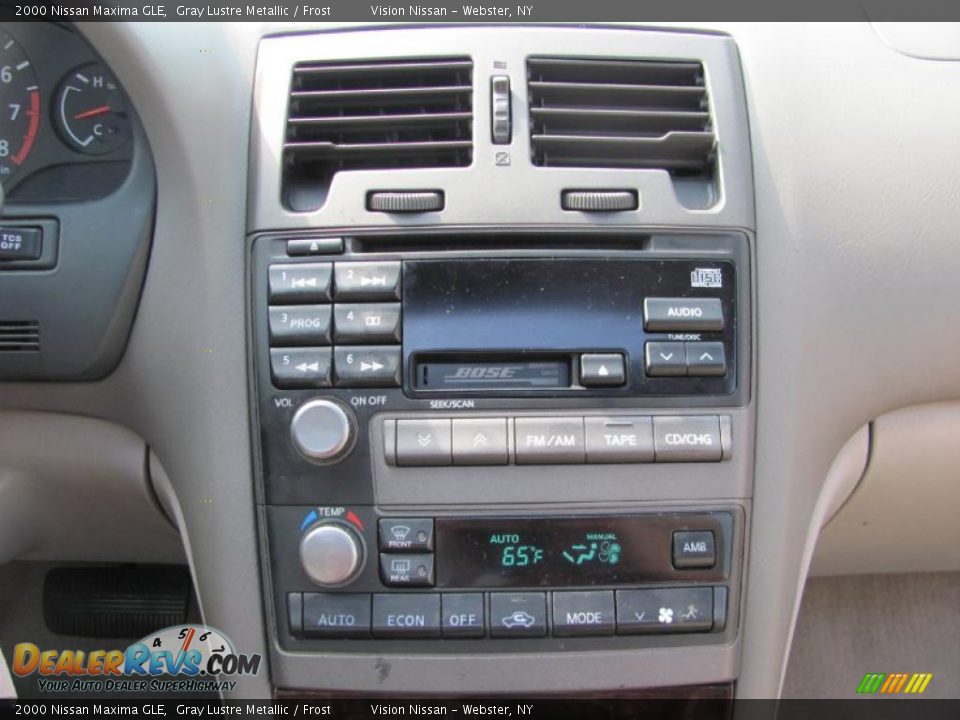 2000 Nissan Maxima GLE Gray Lustre Metallic / Frost Photo #5