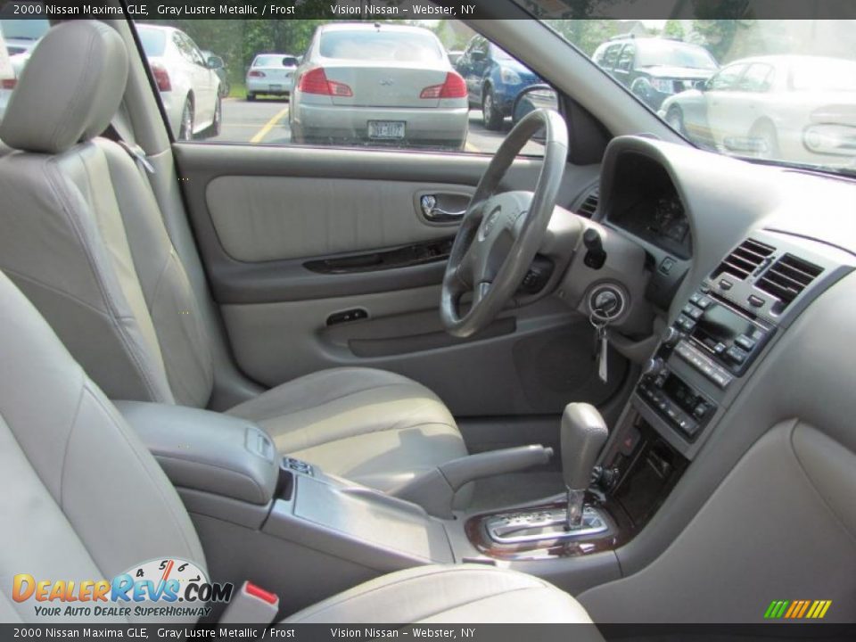 2000 Nissan Maxima GLE Gray Lustre Metallic / Frost Photo #7