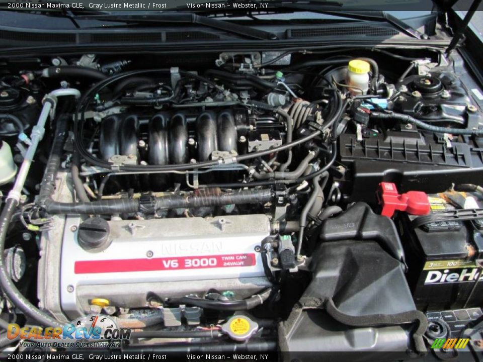 2000 Nissan Maxima GLE Gray Lustre Metallic / Frost Photo #12