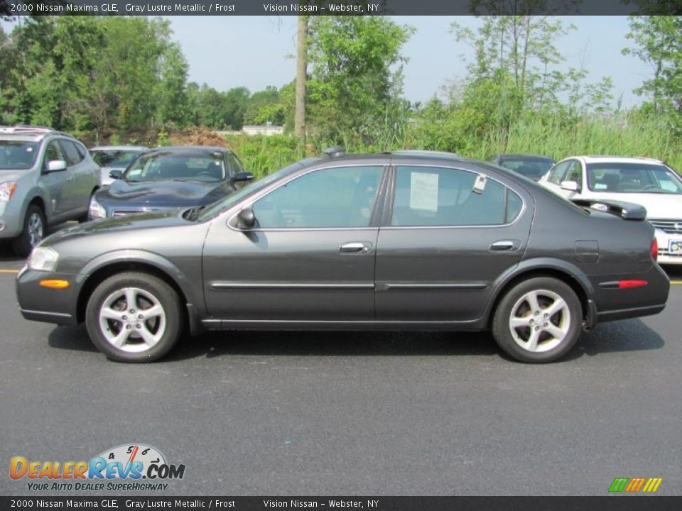 2000 Nissan Maxima GLE Gray Lustre Metallic / Frost Photo #15