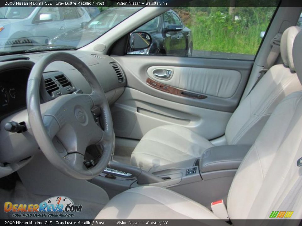 2000 Nissan Maxima GLE Gray Lustre Metallic / Frost Photo #23
