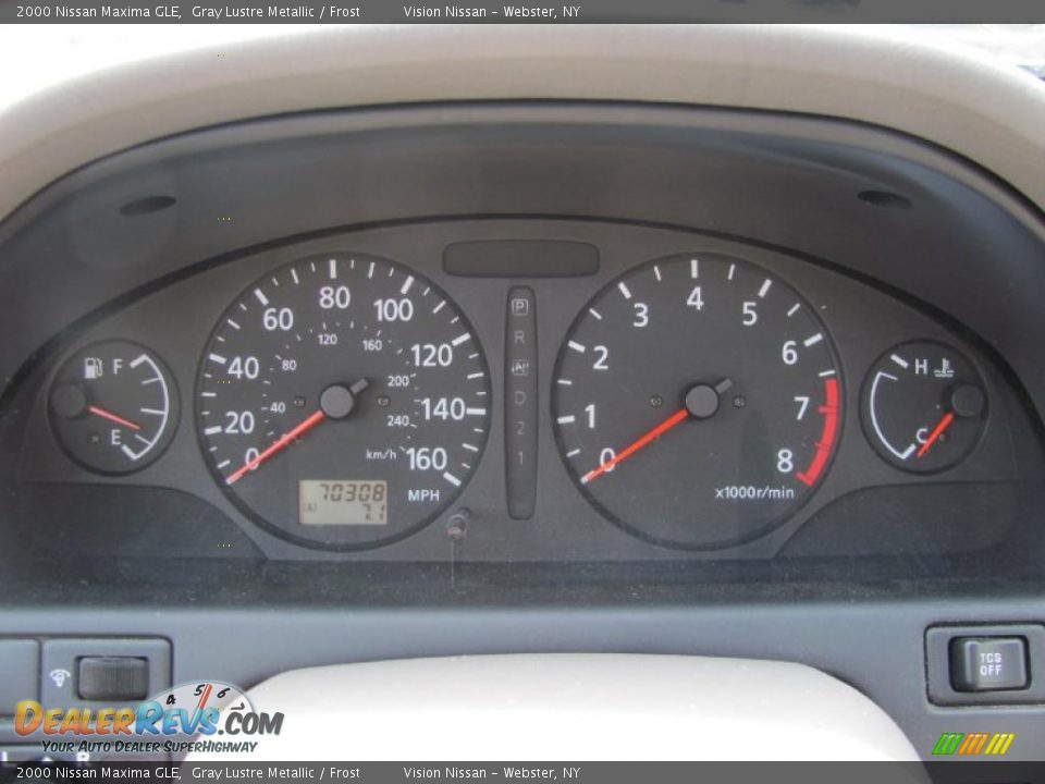 2000 Nissan Maxima GLE Gray Lustre Metallic / Frost Photo #27