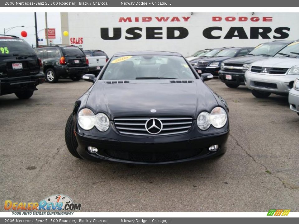 2006 Mercedes-Benz SL 500 Roadster Black / Charcoal Photo #1