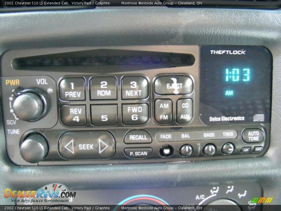 2002 Chevrolet S10 LS Extended Cab Victory Red / Graphite Photo #20