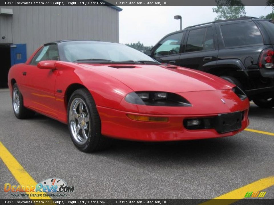 1997 Chevrolet Camaro Z28 Coupe Bright Red / Dark Grey Photo #2