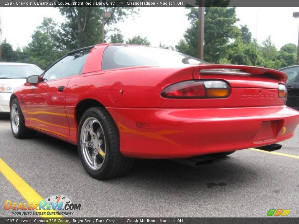 1997 Chevrolet Camaro Z28 Coupe Bright Red / Dark Grey Photo #5