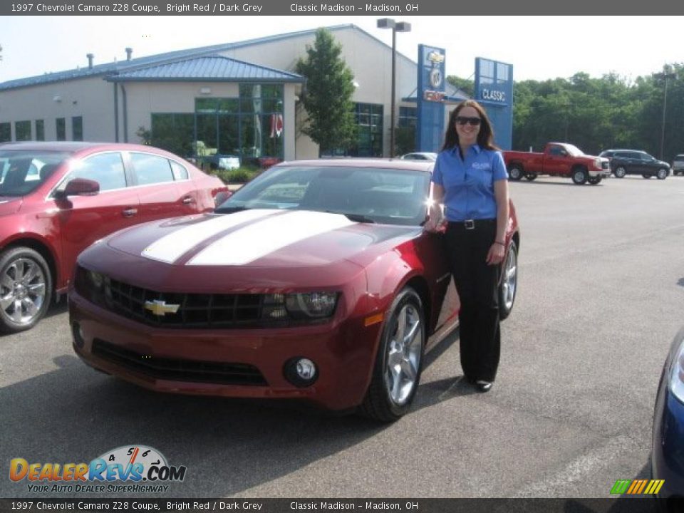 1997 Chevrolet Camaro Z28 Coupe Bright Red / Dark Grey Photo #6