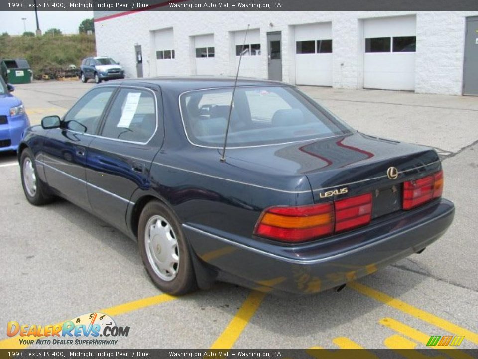 1993 Lexus LS 400 Midnight Indigo Pearl / Blue Photo #4