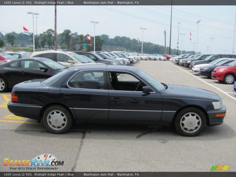 1993 Lexus LS 400 Midnight Indigo Pearl / Blue Photo #7