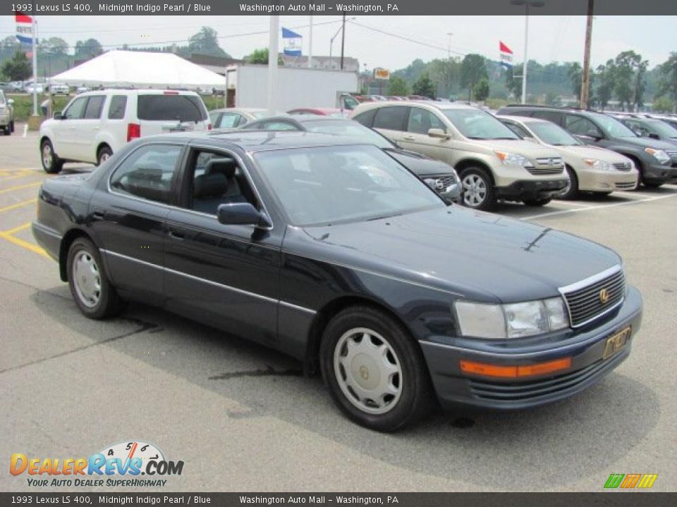 1993 Lexus LS 400 Midnight Indigo Pearl / Blue Photo #8