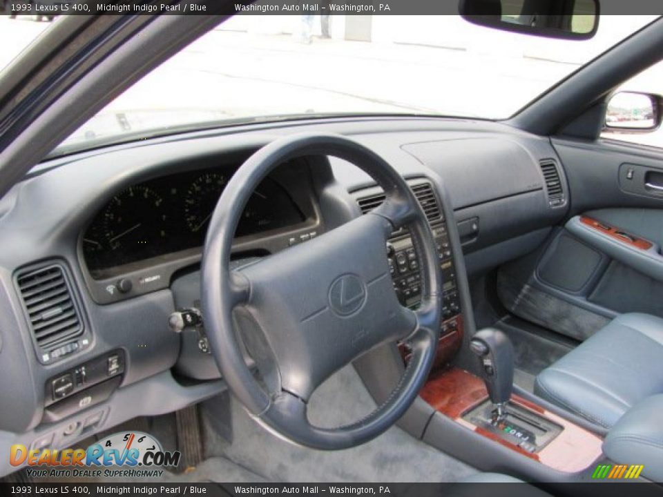 1993 Lexus LS 400 Midnight Indigo Pearl / Blue Photo #12