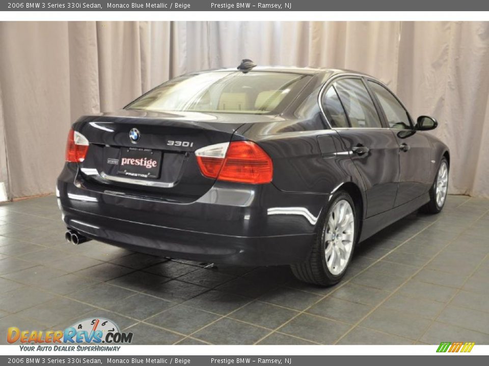 2006 BMW 3 Series 330i Sedan Monaco Blue Metallic / Beige Photo #2