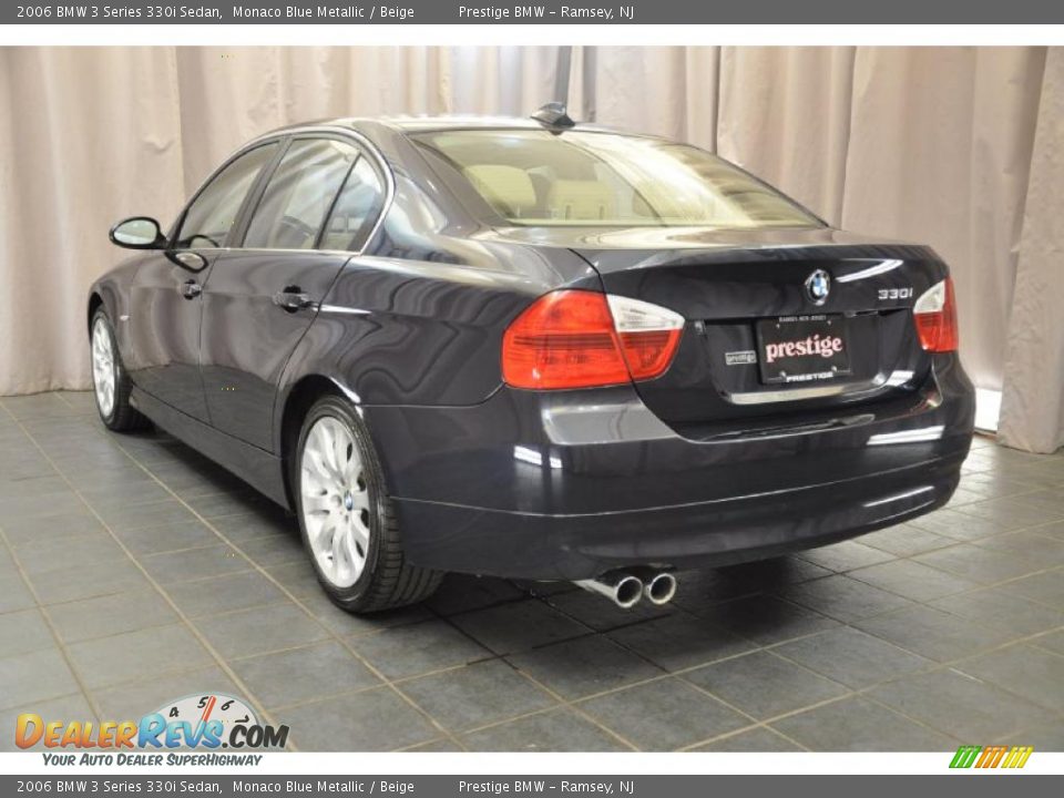 2006 BMW 3 Series 330i Sedan Monaco Blue Metallic / Beige Photo #4