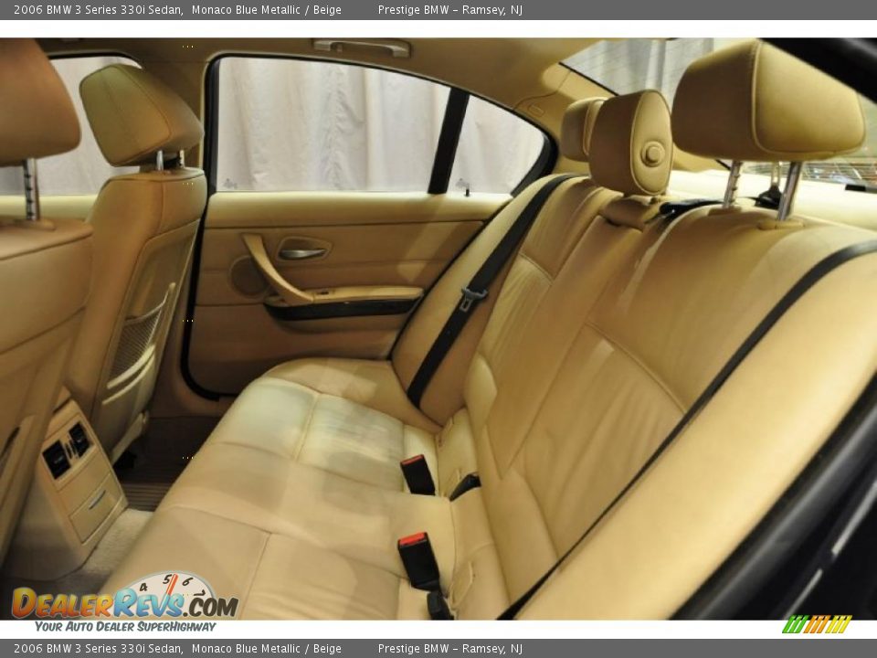 2006 BMW 3 Series 330i Sedan Monaco Blue Metallic / Beige Photo #9